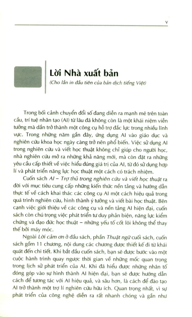 AI TRỢ THỦ TRONG NGHIÊN CỨU VÀ VIẾT HỌC THUẬT (Hướng dẫn cho người mới bắt đầu)